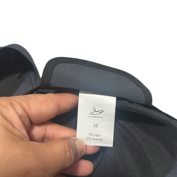 LUSHENUNI Men's Golf Pants Slim High Stretch Ice Silk Dress Expandable-Waist 38 - Picture 16 of 16